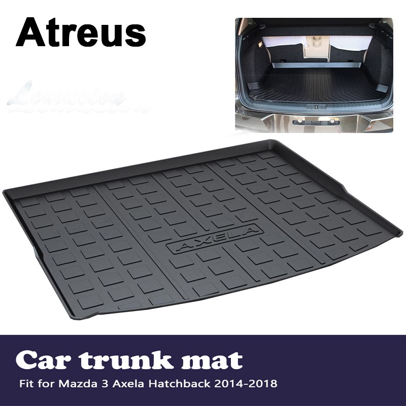 Atreus ڵ ׼  Anti-slip Ʈũ Ʈ Ʈ ٴ ī е For Mazda 3 Axela Hatchback 2014 2015 2016 2017 2018